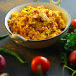 Spicy paneer bhurji curry meal delivery by Gupta Dhaba