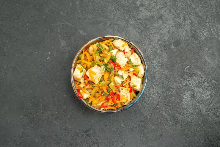 Paneer Bhurji half plate fresh and delicious from Madan Vaishno Dhaba