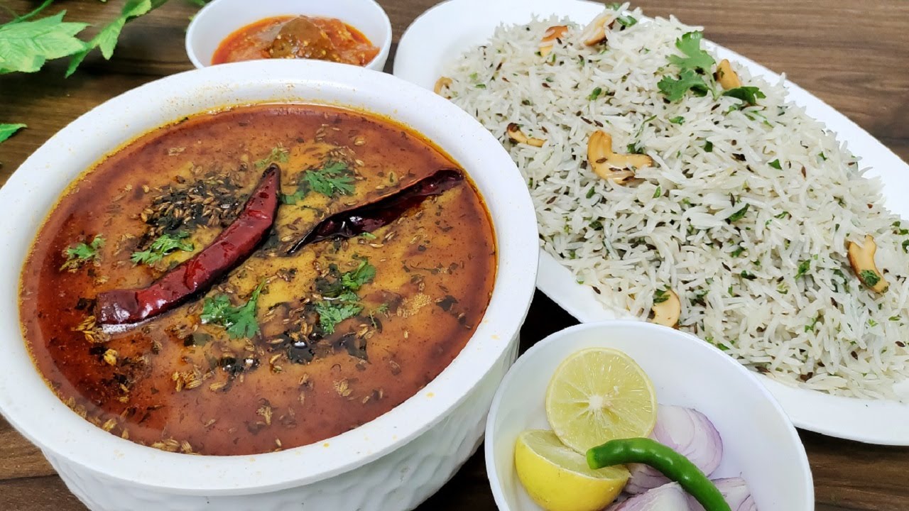 Rice Dal Fry Madan Vaishno Dhaba