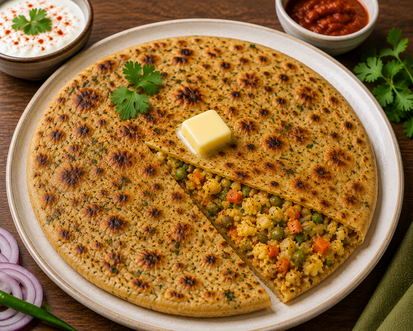 Mix Veg Paratha