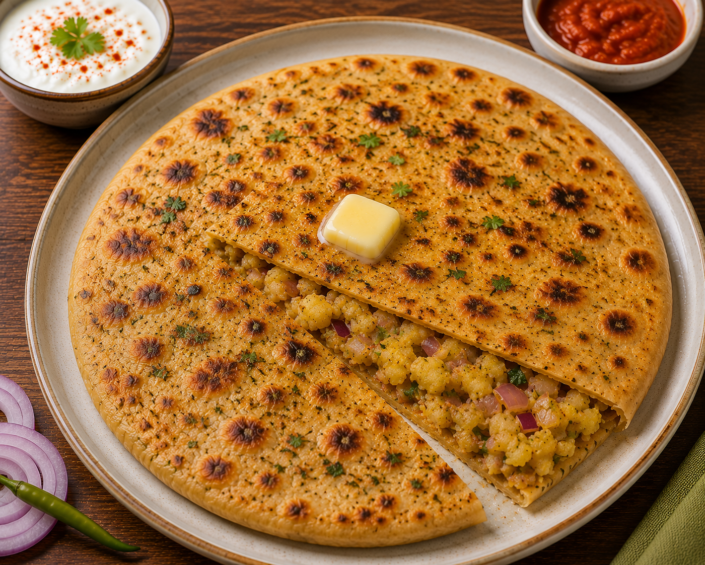 Aloo Onion Paratha