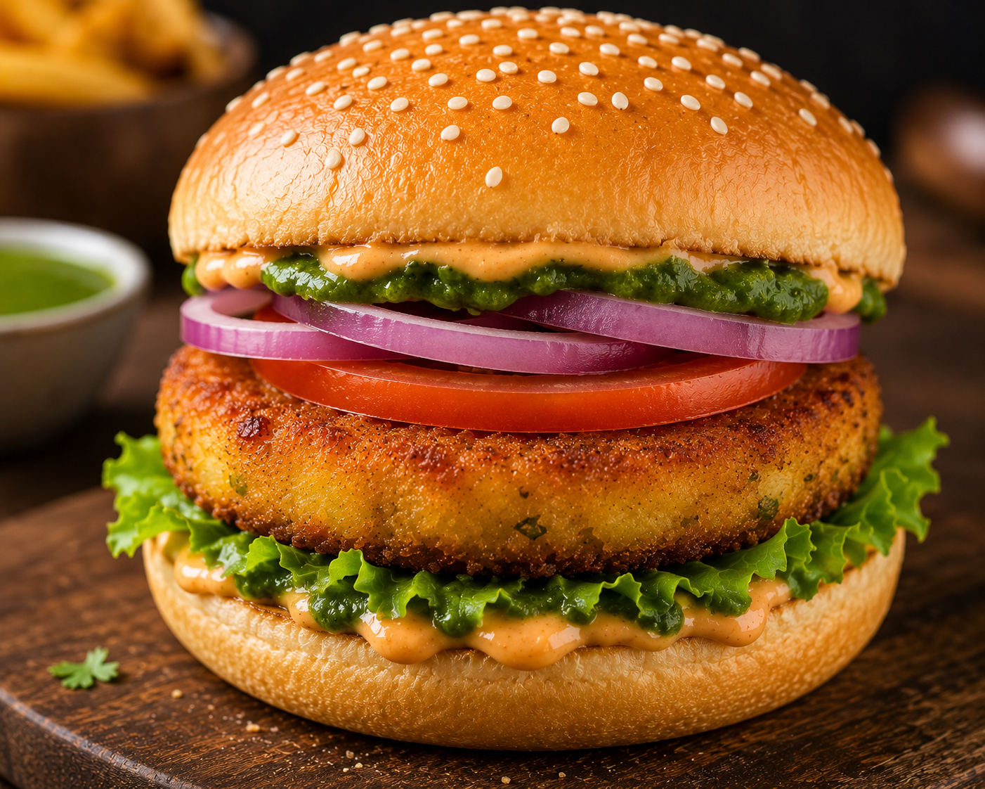 Aloo Tikki Burger