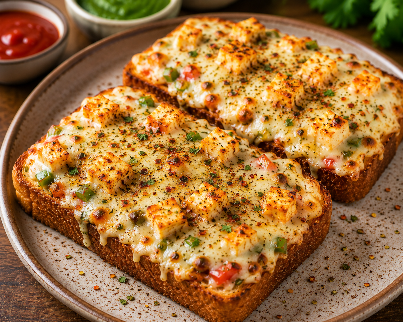 Paneer Cheese Toast
