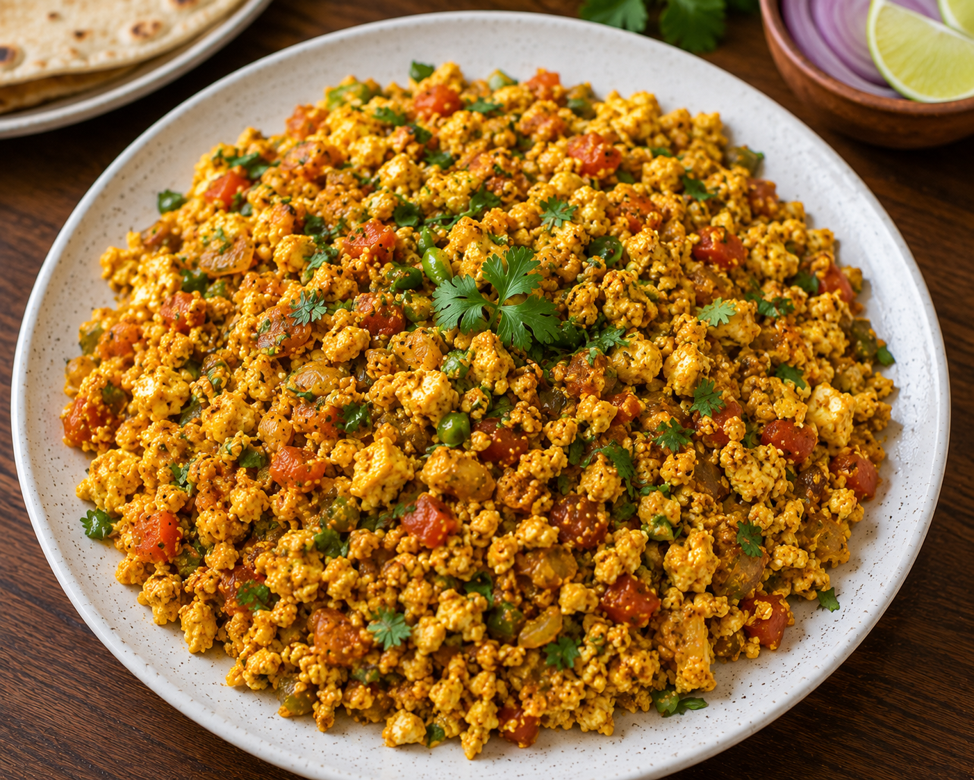Paneer Bhurji Plate