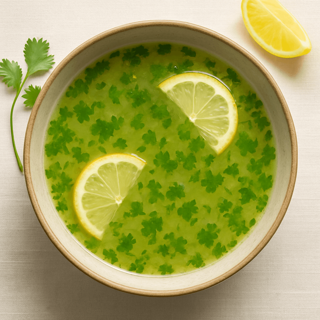 Lemon Coriander Soup