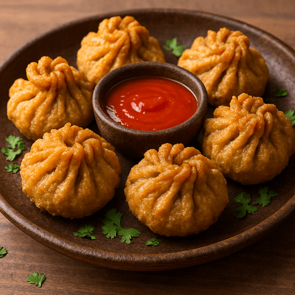 Golden Fried Momos