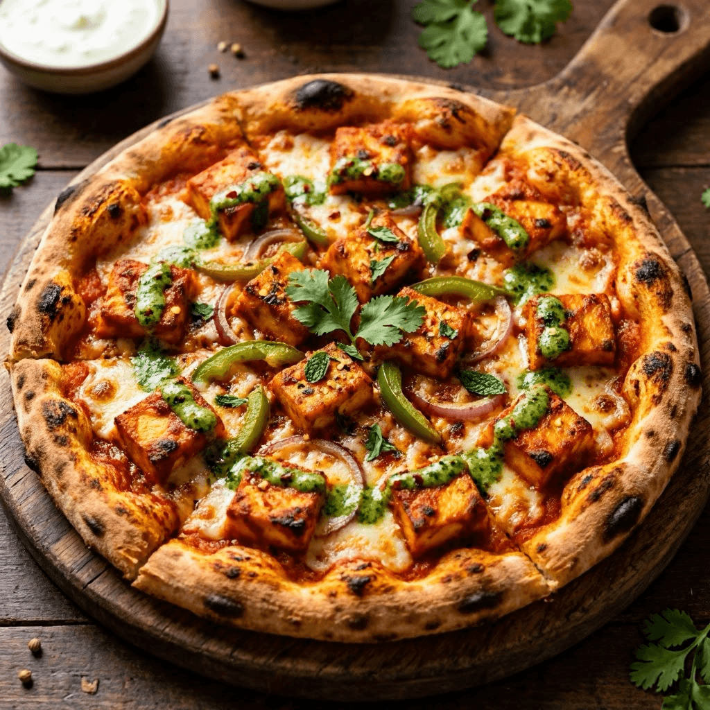 Tandoori Paneer Tikka Pizza