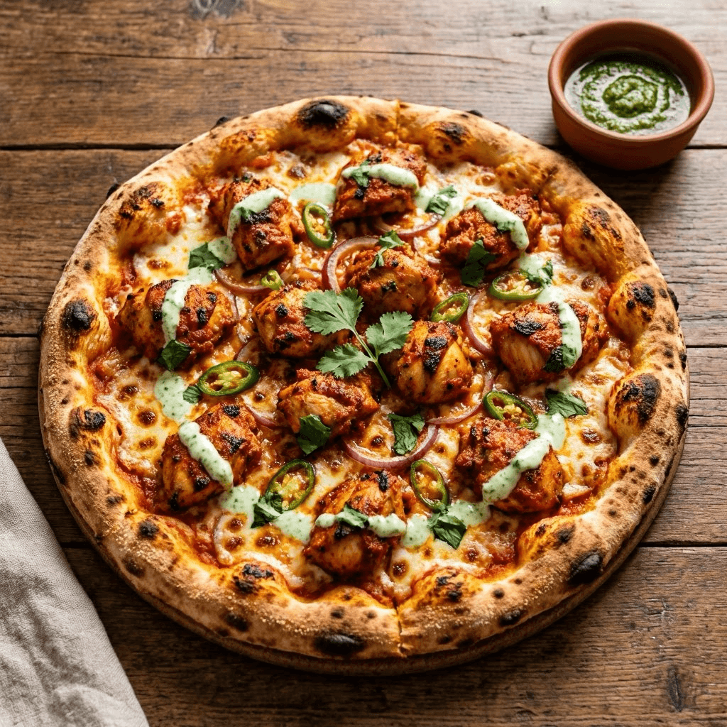 Tandoori Chicken Tikka Pizza