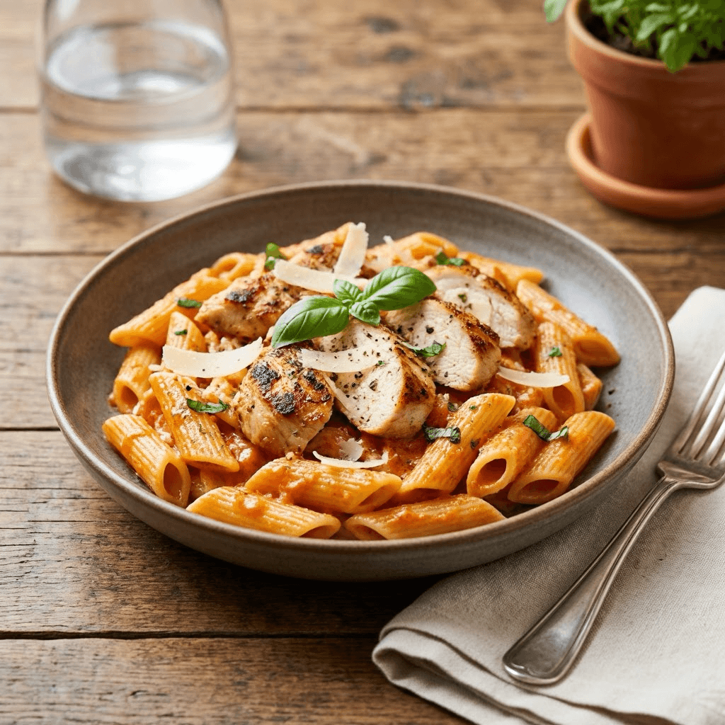 Mix Sauce Chicken Penne Pasta