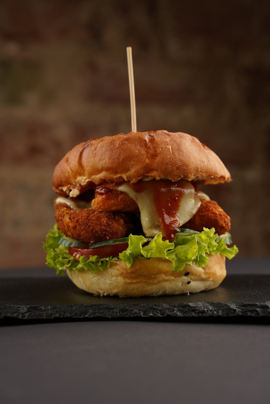 Peri Peri Paneer Burger